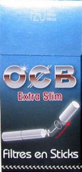 Ocb Filter Sticks Extra Slim 120 Filter pro Pck..